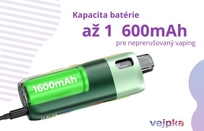 OXVA ONEO kapacita batérie
